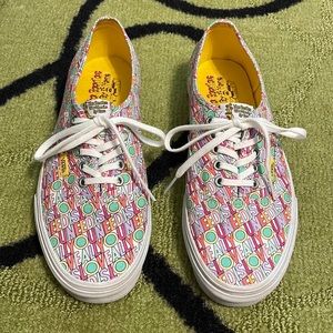 Vans x The Beatles w10/m8.5 All You Need Is Love shoes